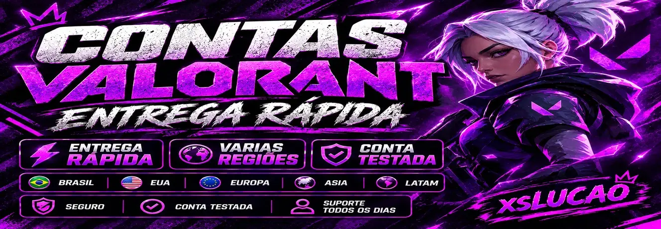 CONTAS VALORANT SMURF | NIVEL 20+ | FULL ACESSO | ENTREGA RÁ