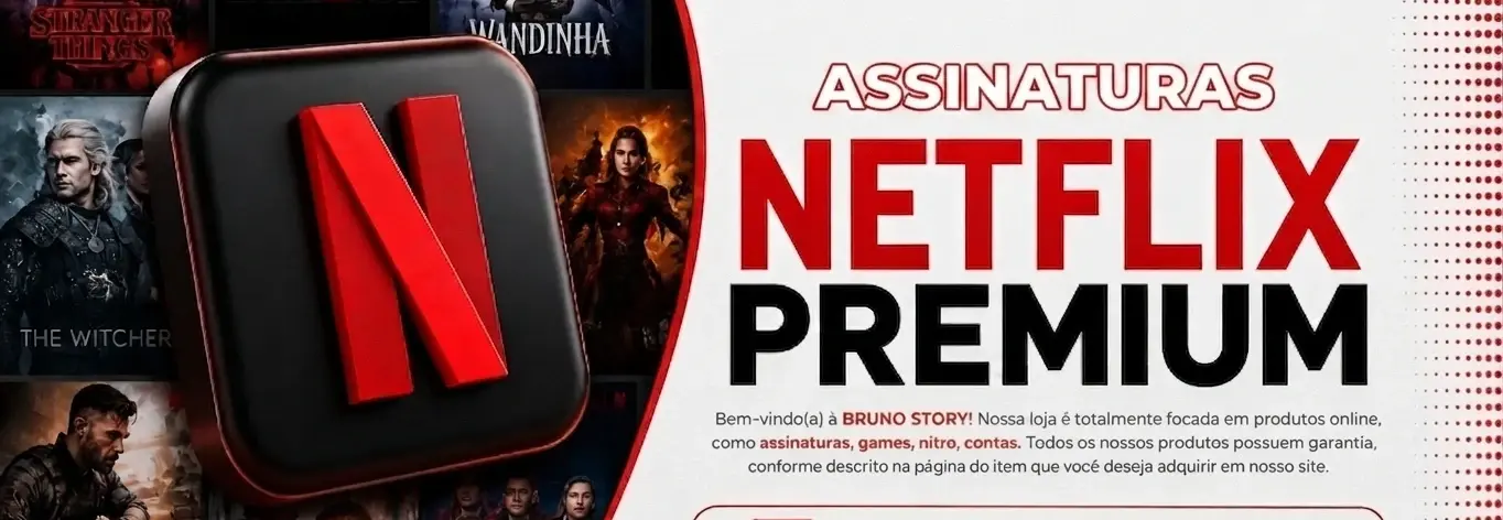 🍿 Netflix — Tela Compartilhada | 30 Dias 🔥
