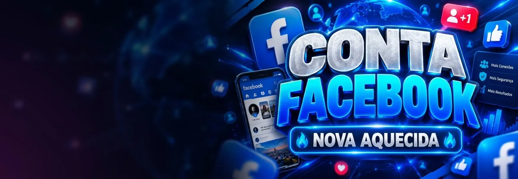 Contas Facebook - Perfil/Conta Antigo - Entrega Automática