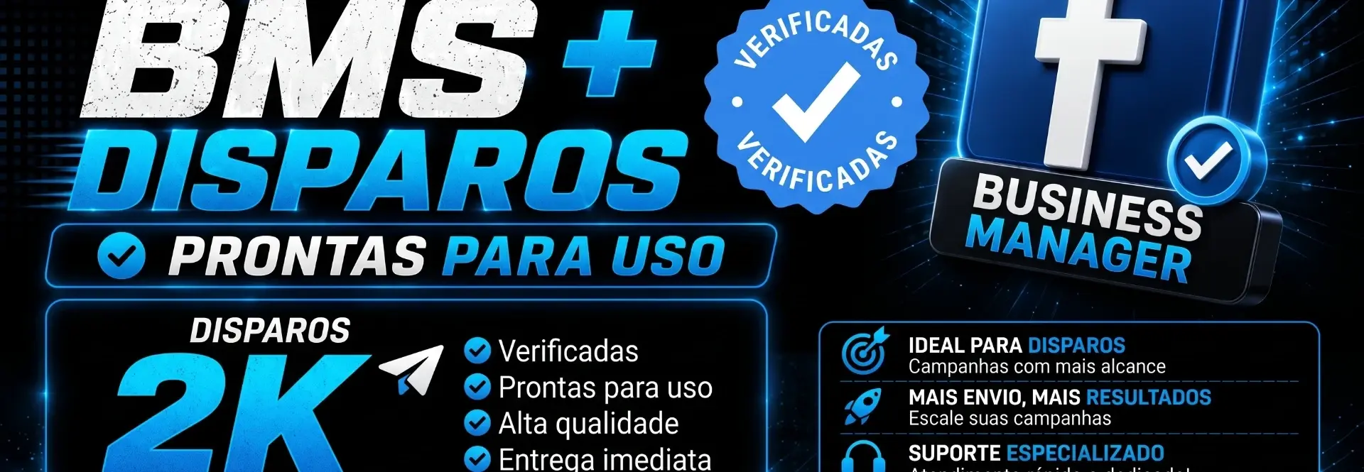 🚀 BM Whatsapp API 2.000 para Disparos - Barato