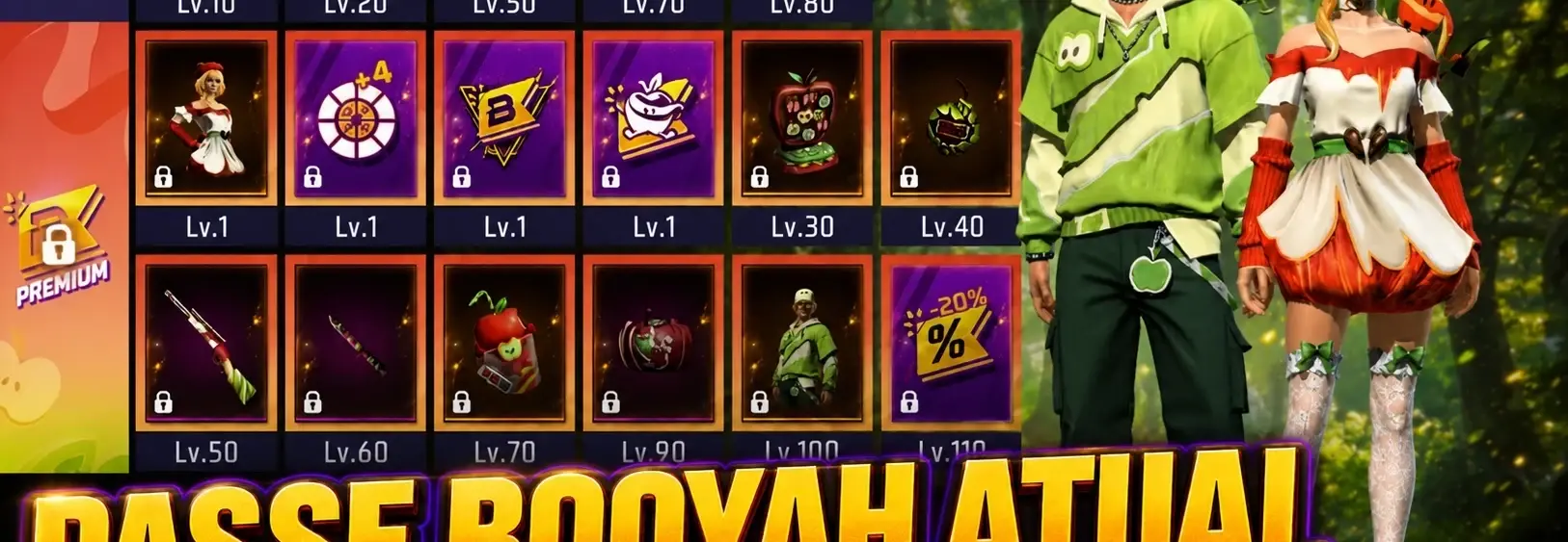 Passe de Elite Booyah Premium Free Fire Entrega Rápida!