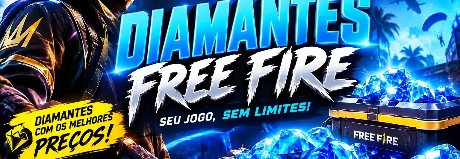 Diamantes Free Fire | Melhor Preço | Entrega Rápida