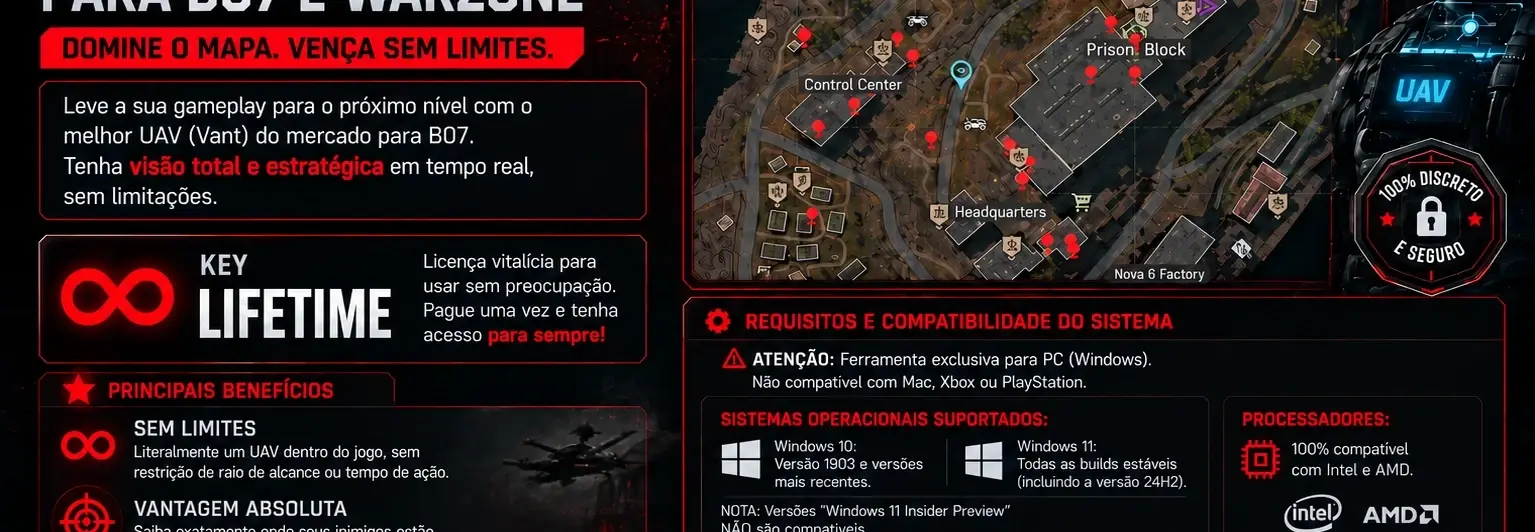 Vant Infinito Para Warzone E B07 - LifeTime/Mensal
