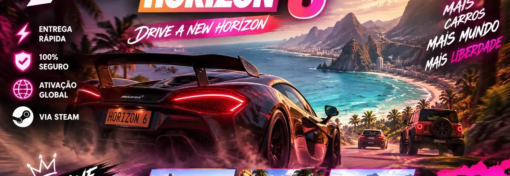 Forza Horizon 6 - Padrão (Todas DLCs)