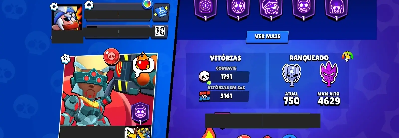 Brawl Stars | 60K 🏆 | Todos os Brawlers | Pro Pass e Brawl