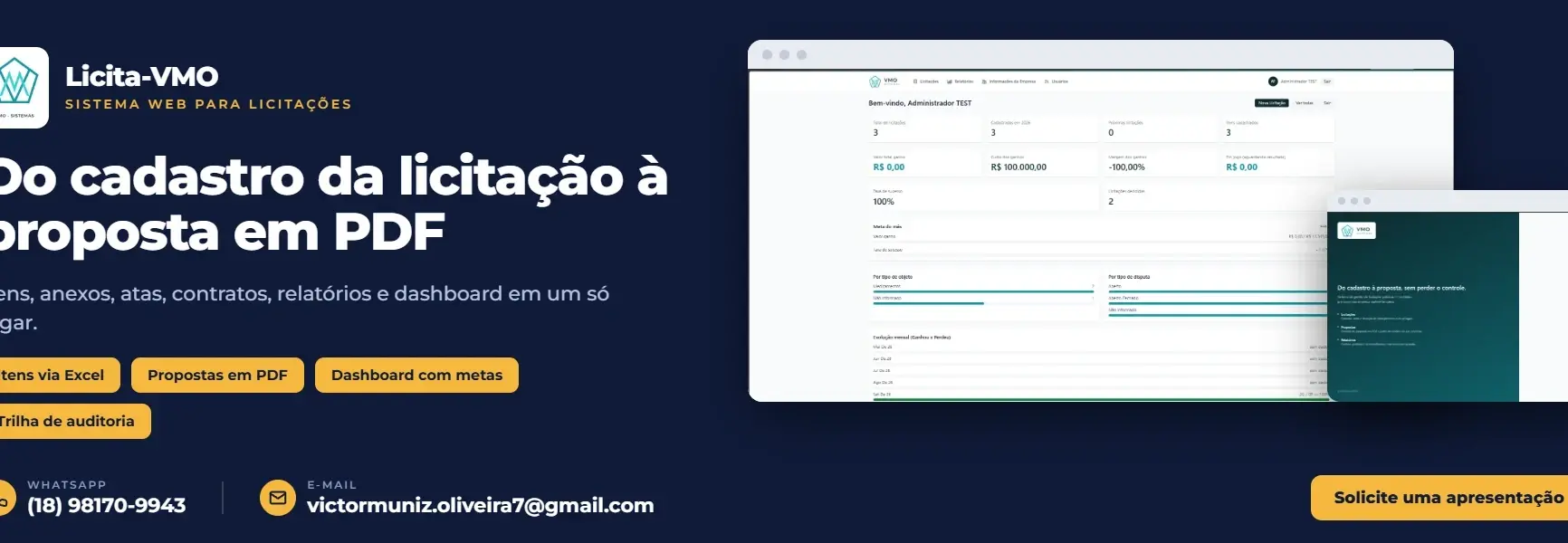 Sistema de Gestão de Licitações Públicas