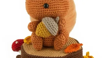 Receita Crochê em PDF - Esquilo Amigurumi