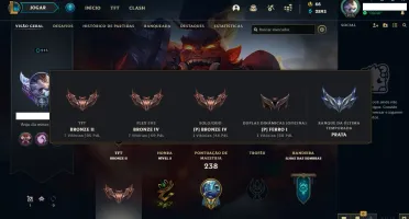 BRONZE IV - LVL 215 - 76 CHAMPS - 66 SKINS