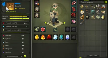 Conta Dofus Tal Kasha Feca 272, 6 dofus, 2 sets completos