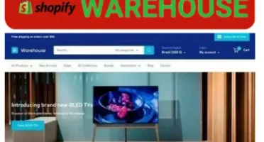 Tema Shopify Warehouse Versão 2024 / Atualizado