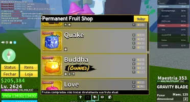 conta blox fruits boa demais 6 perm a preço de banana
