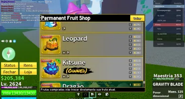 conta blox fruits boa demais 6 perm a preço de banana