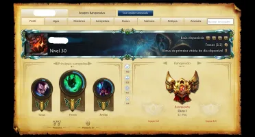 CONTA GOLD 1 + 79 Champions + 49 skins