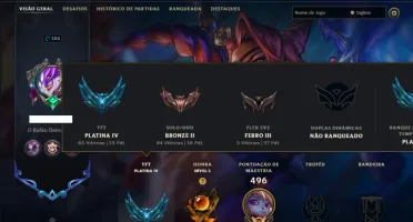 Bronze 2 com TODOS os Champs e 110 Skins +2 Prestigios