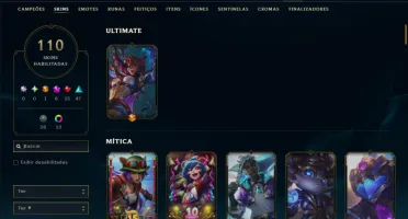 Bronze 2 com TODOS os Champs e 110 Skins +2 Prestigios