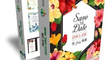 Pack 1.300 Convites De Casamento Cdr