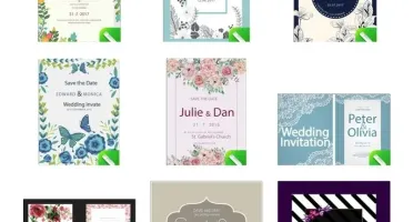 Pack 1.300 Convites De Casamento Cdr