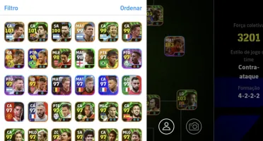 Efootball mobile conta Full ímpeto