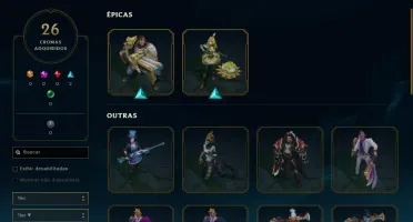 Prata 1 145 Champ 161 Skins Main ADC