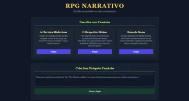 RPG Narrativo: Aventura Onde Sua Imaginação é a Única Regra