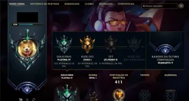 Conta Platina IV, Faltando apenas 6 campeões, 83 Skins.