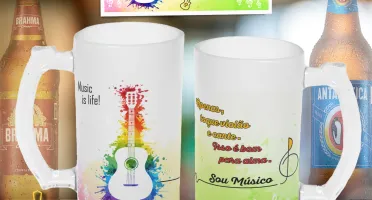 Arte Para Caneca de Shopp - Música