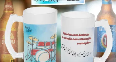 Arte Para Caneca de Shopp - Música
