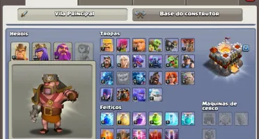 Conta Clash of Clans CV 11 semi full