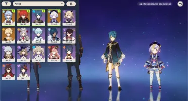 ❄AR24❄Ganyu + Arco de Amos + Diluc + Qiqi❄