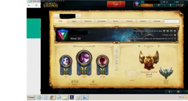 Conta ouro 3 no LoL