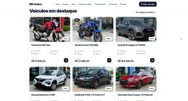Sistema Loja de Veículos + Site Concessionarias FIPP CRM