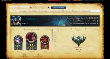 Conta de league of legends