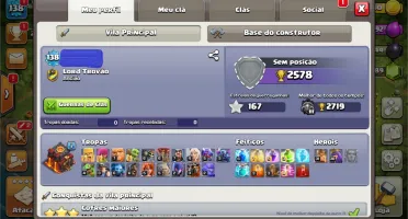 CV 10 FULL COM CASAL 30 E MAIS DE 6000 GEMAS