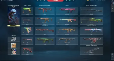 Conta de Valorant com muitas skins boas rgx ancifogo reaver