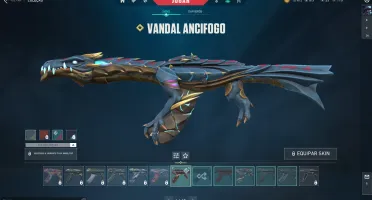 Conta de Valorant com muitas skins boas rgx ancifogo reaver