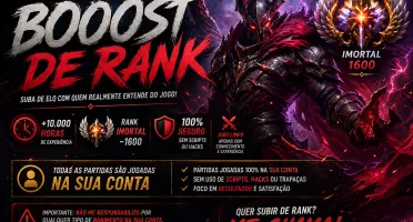 Dota 2 BOOST DE CONTA