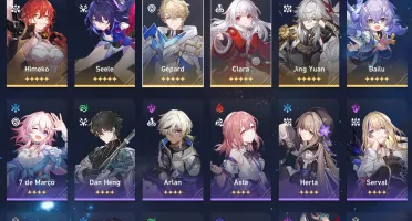 Honkai star rail 6 5✯ SEELE + JING YUAN +Na Noite(Ass Seele)