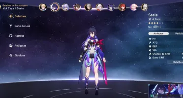 Honkai star rail 6 5✯ SEELE + JING YUAN +Na Noite(Ass Seele)