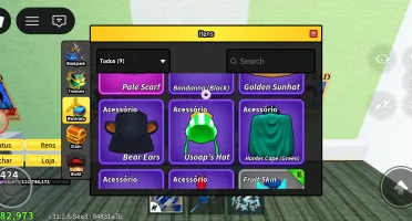 Conta do blox fruits