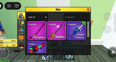 Conta do blox fruits