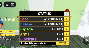 Conta do blox fruits