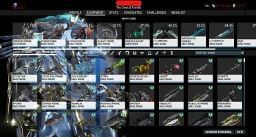Conta Warframe Legendary 6