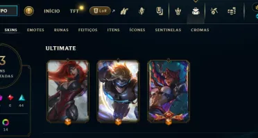 Conta Lol Com 3 Skins Ultimate