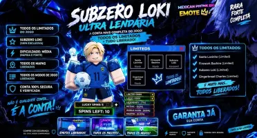 Subzero Loki Ultra Lendária! A Conta Definitiva De Blue Lock