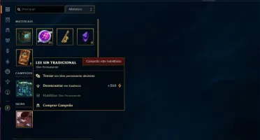 Conta platina 1 solo duo e plat 3 flex com 31 champ e 6 skin