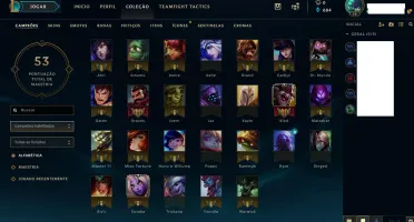 Colta lol  lv 38 / gold 4 / 25 champs / 6 skins