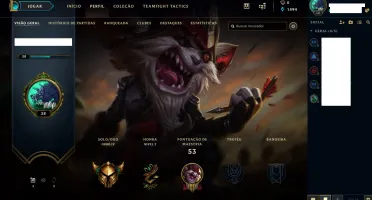 Colta lol  lv 38 / gold 4 / 25 champs / 6 skins