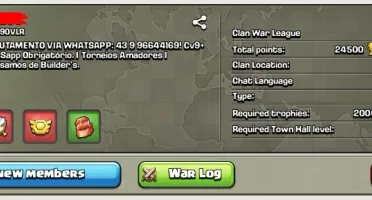 CLAN CLASH OF CLANS NV 16
