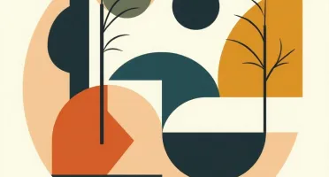 Coleção de Estampas Geométricas Abstratas para Camisetas