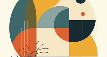 Coleção de Estampas Geométricas Abstratas para Camisetas